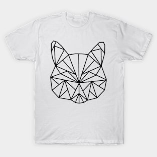 Geometric cat face T-Shirt